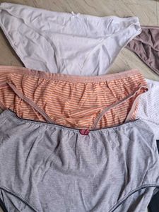 Combo Bof Six Pure Cotton Panty In  Imported Fabri