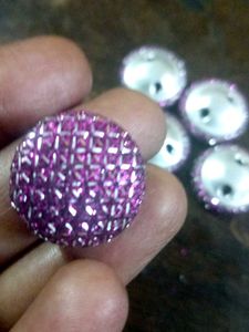 Purple Craft Buttons Pack Of 6