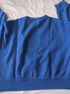 H&amp;M Blue Round neck Sweatshirt