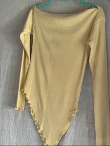 Asymmetric Yellow Top