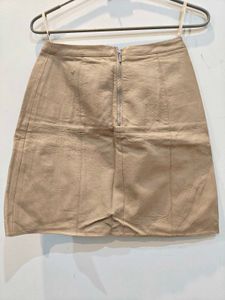 Leather Mini Skirt