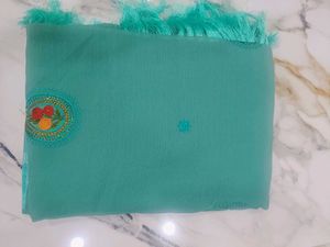 Elegant Teal Saree