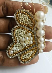 Pearl Butterfly Hair Clip