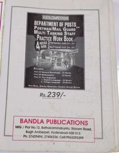 Department of Posts Practice Workbook