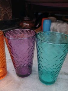 Colorful Drinking Glasses (Set of 2)