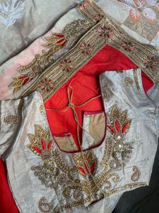 Elegant Embroidered Saree