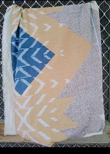 Geometric Patterned Fabric Piece