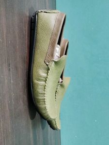 Clarks Olive Loafers