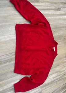 Red Knit Sweater