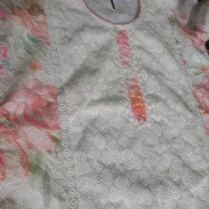 Floral Embroidered Kurta Set