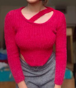 Red Woolen Top🍒
