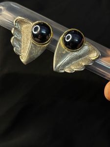 Black Stud Earrings