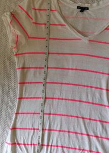 GAP Striped V-Neck Tee