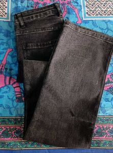 Dark Gray Denim Jeans