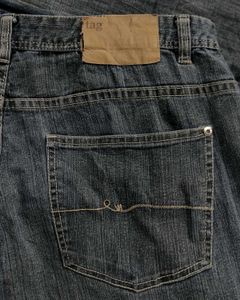 TAG WIDE LEG JEANS