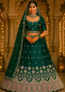 Green Designer Lehenga Choli