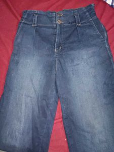 High Waisted Denim Jeans