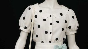 Vintage Polka Dot Top &amp; Skirt Set🍒