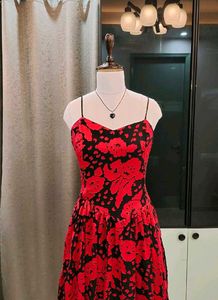 Pretty Black And Red Dress
