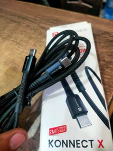 Portronics Konnect X Type-C Cable 2M