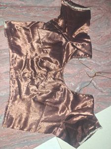 Brown Saree Blouse