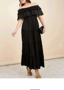 Styli Black Maxi Dress