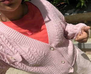 Pinteresty Pink Cardigan 💝