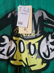 Green Mickey Mouse Graphic Tee