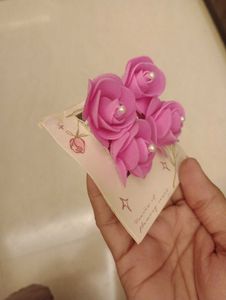 Rose Hair Clips (Set of 4)