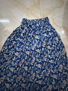 Floral Print Skirt