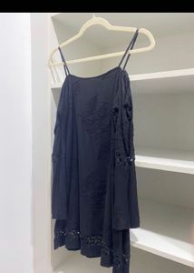 Black Cold Shoulder Dress