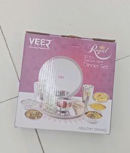 Veer Royal 10pcs Stainless Steel Dinner Set