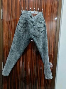 Stylish Charcoal faded jeans