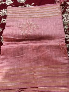 Beautiful Cotton Saree With Minimal Sequence