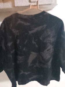 Black Graphic Tee - Number 90