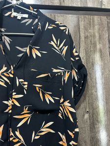 Black Printed Shirt
