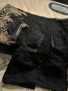 Black Party Wear Saree