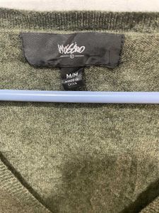 🎀Mossimo Olive Striped Top E