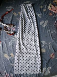 White  &amp;Black Printed Daily Wear Plazo