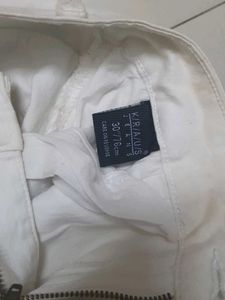 Rarely Used White Pant For Sale
