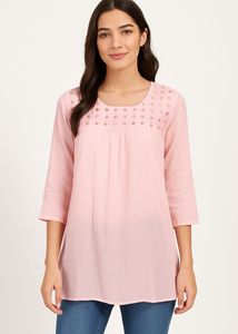 Pink Beautiful Top For Women