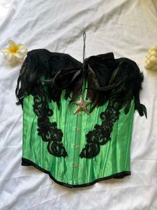Green Corset Top