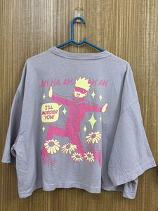 Gojo Anime Graphic Print Tee