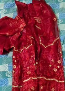 Unstitched Lhenga Choli For Girls