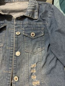 Distressed Denim Jacket
