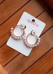 Pearl Hoops