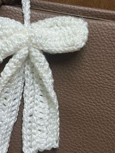 Crochet Bow Bag Charm