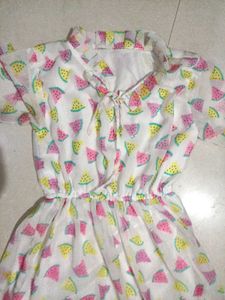 Cute White Heart Dress