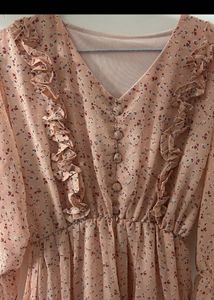 Pinteresty Pink Floral Frock ❤️