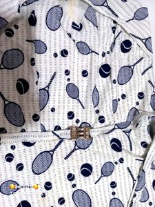 Tennis Racket Print Dress